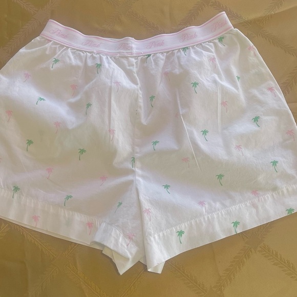 PINK Victoria's Secret White and Pink Pajama Set NWOT - Picture 16 of 16